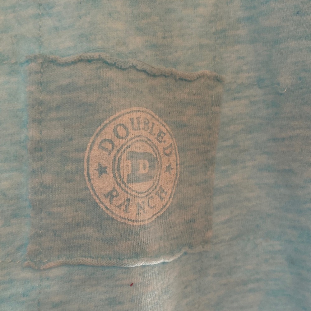 Double D Ranch Light Blue Rhinestone Tee - Picture 3 of 8